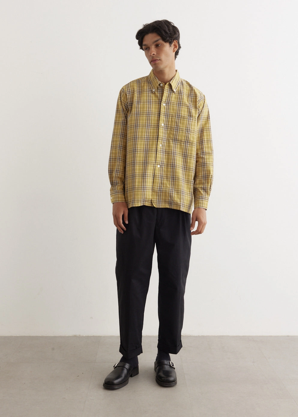 2 Pleats Twill Pants