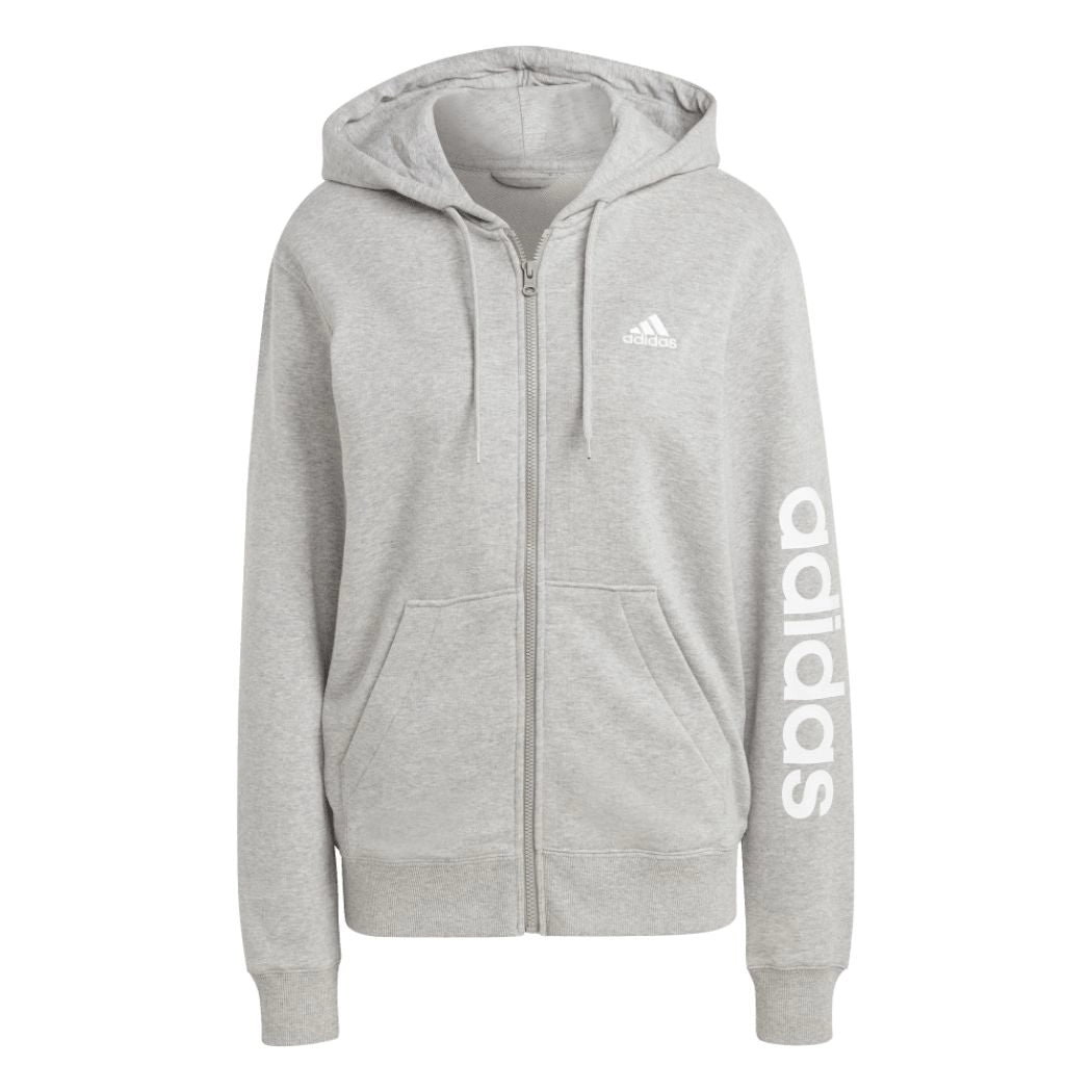 adidas Essentials Linear Full Zip French Terry Hoodie