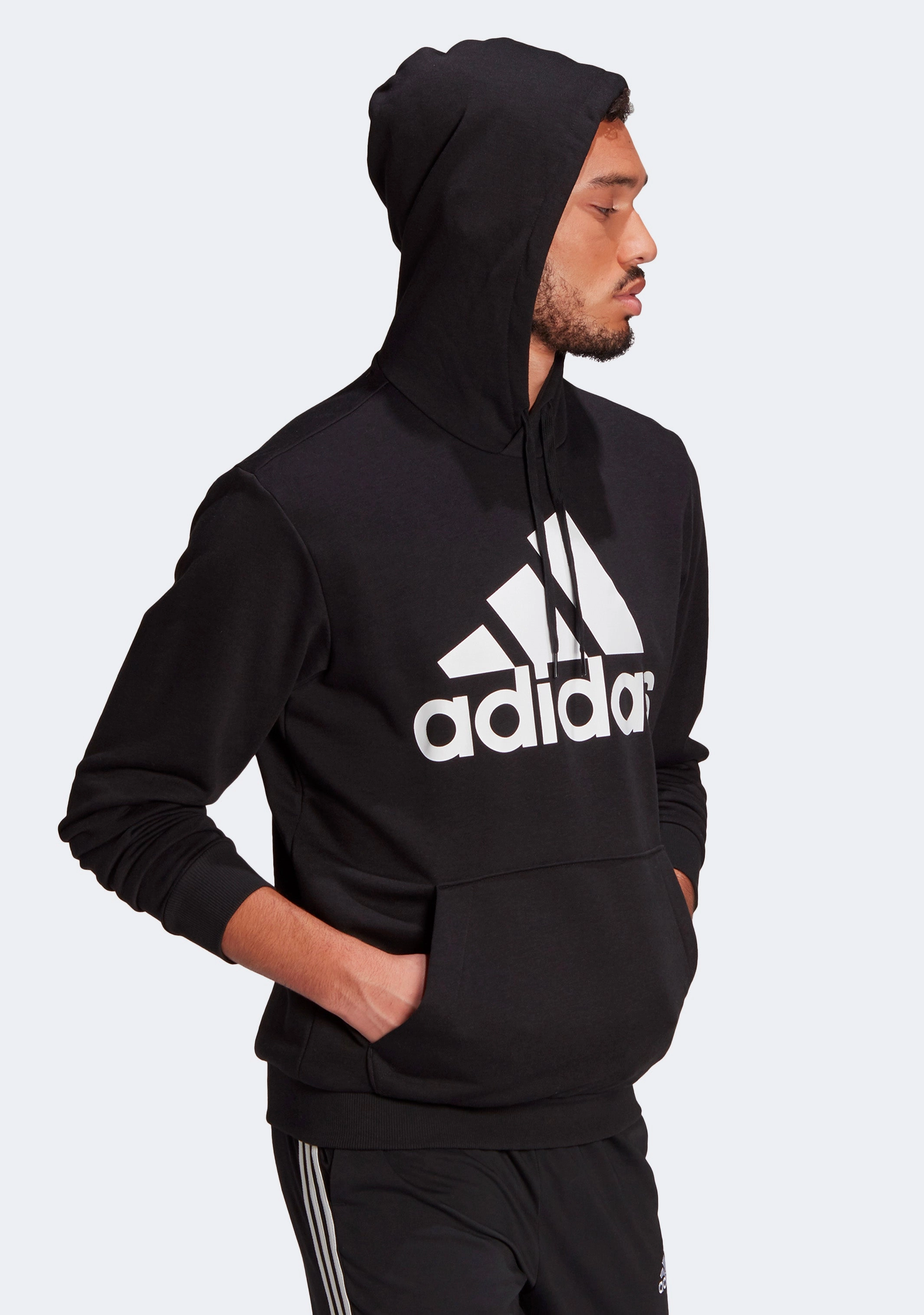 Adidas Men’s Big Logo French Terry Hoodie