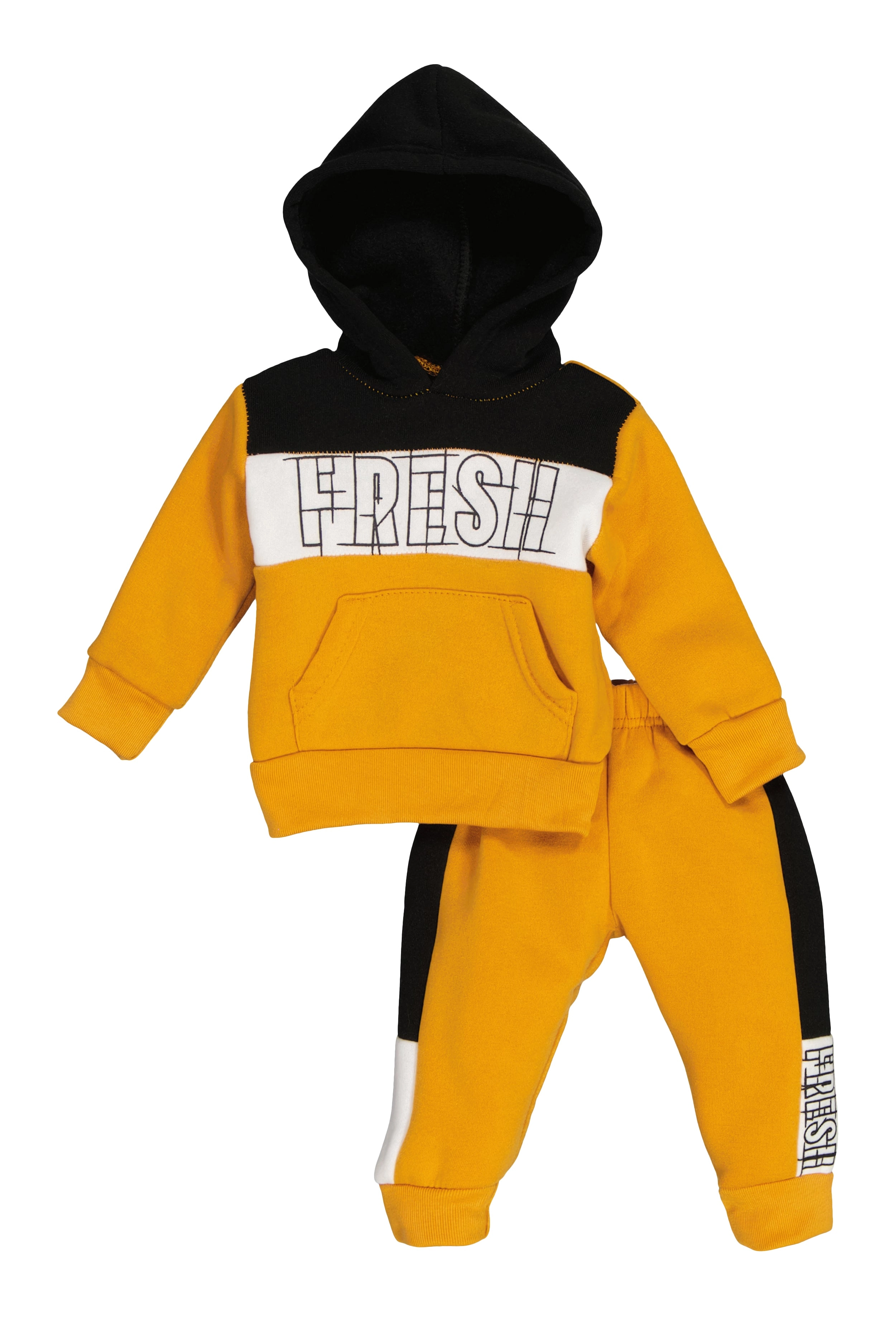 Baby Boys 0-9M Color Block Fresh Sweatshirt and Joggers