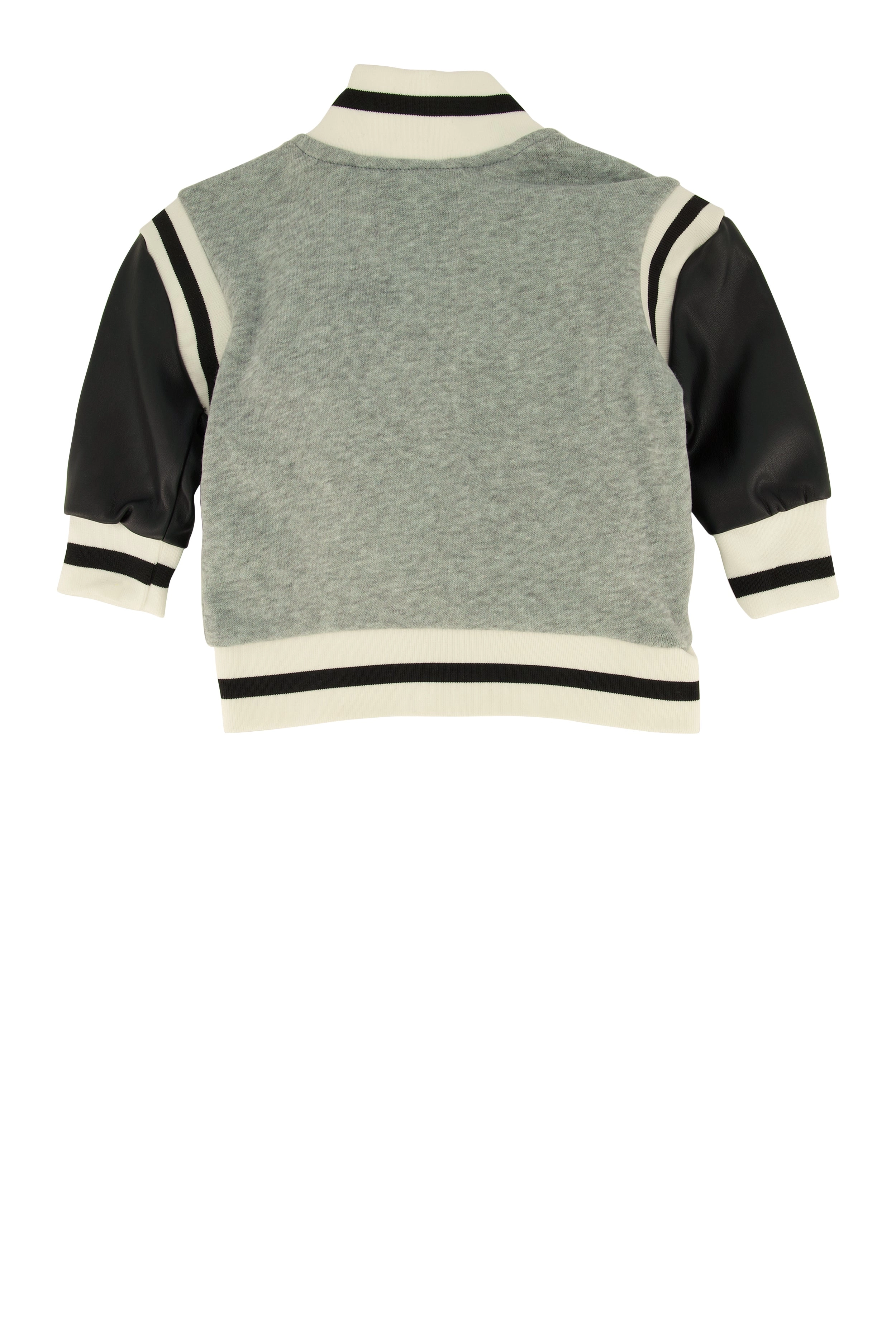 Baby Boys 0-9M Royalty Chenille Patch Graphic Varsity Jacket