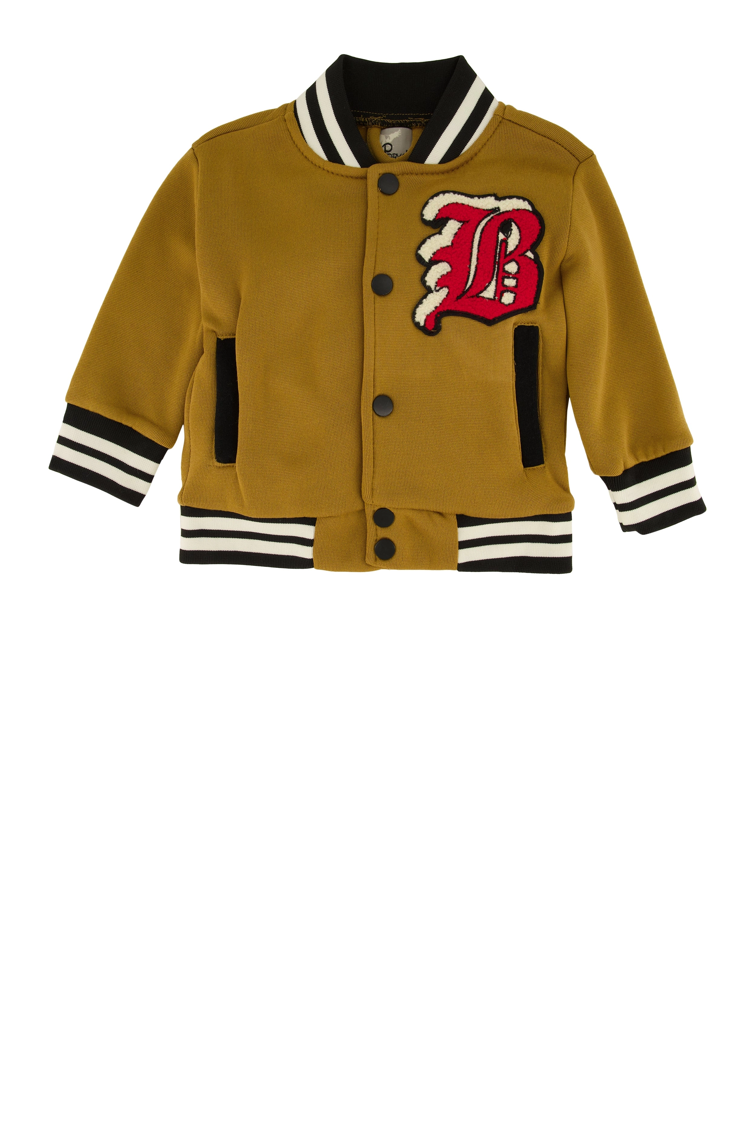 Baby Boys 12-24M Athletic Dept Bear Graphic Varsity Jacket