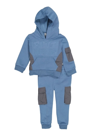Baby Boys 12-24M Built Different 3D Graphic Hoodie and Joggers