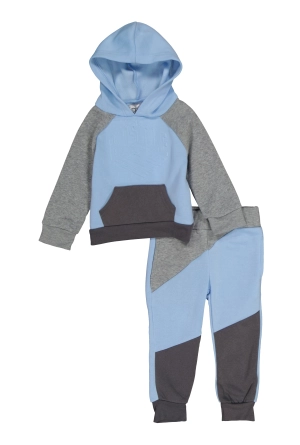Baby Boys 12-24M Color Blocked Hoodie and Joggers