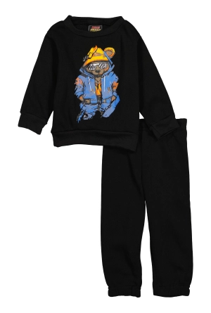 Baby Boys 12-24M Hustle Bear Sweatshirt and Sweatpants