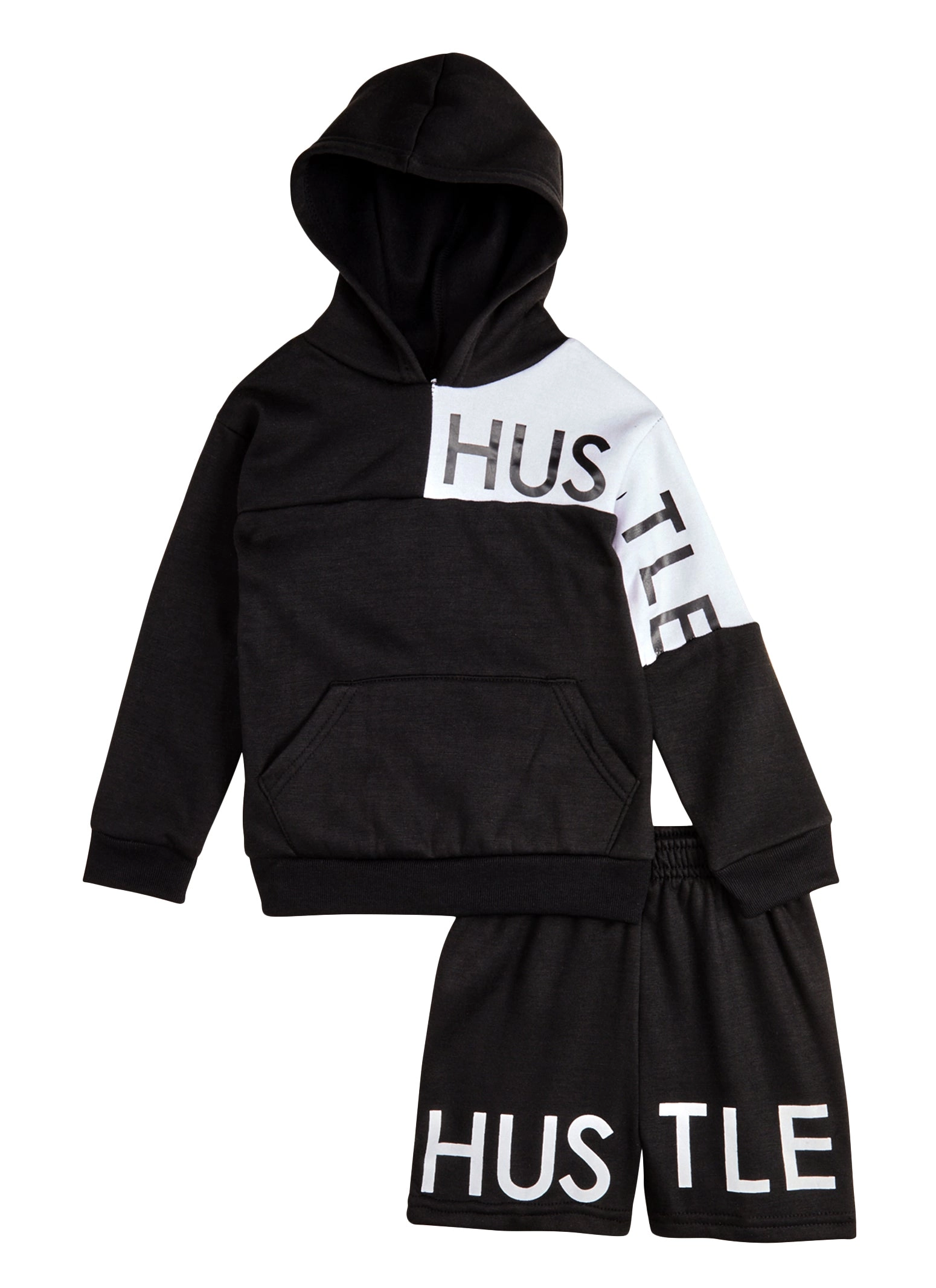 Baby Boys 12-24M Hustle Hoodie and Sweatshorts
