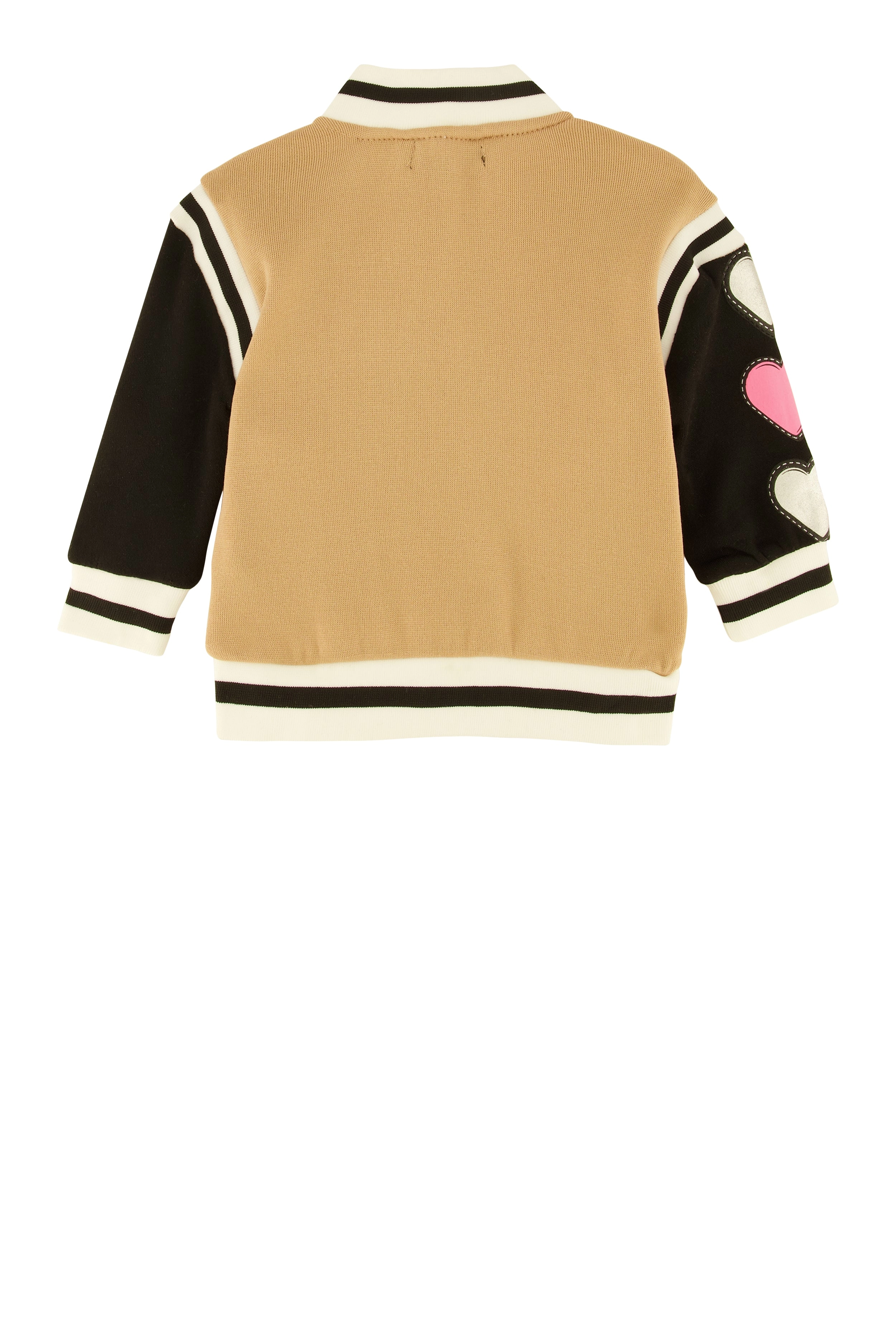 Baby Girls 12-24M Awesome Chenille Graphic Varsity Jacket
