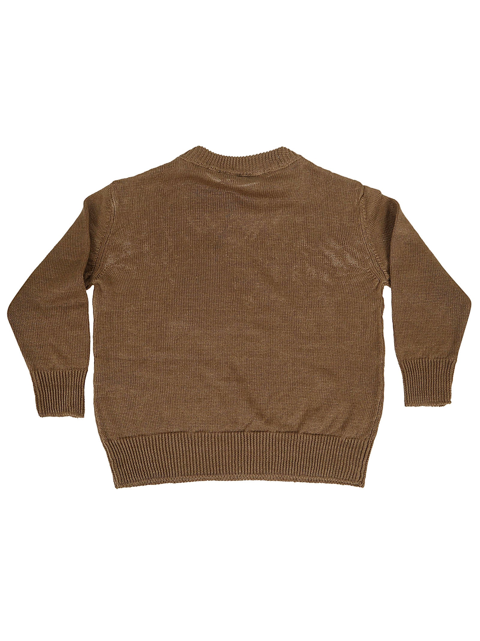 Balmain Kids Logo Embroidered Knit Jumper