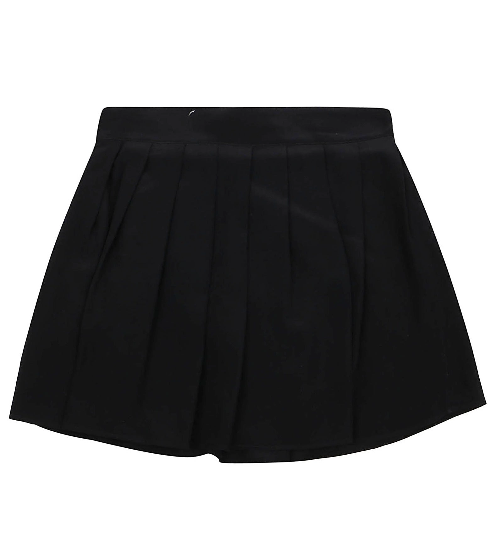 Balmain Kids Logo-Plaque High Waisted Skirt