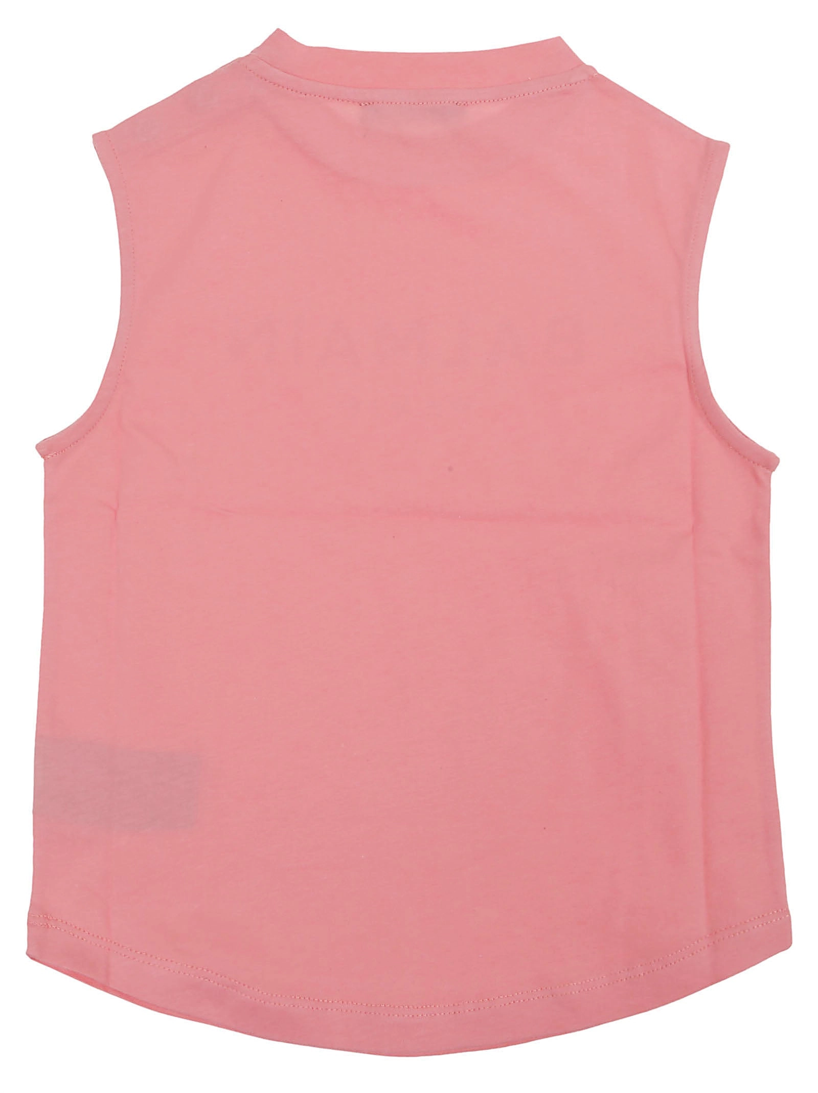 Balmain Kids Logo Printed Sleeveless Top