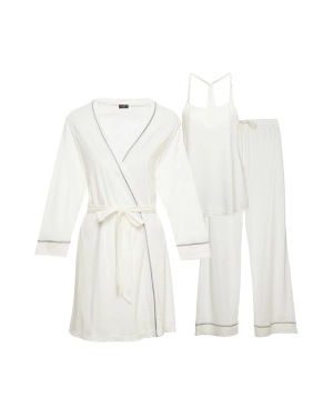 Bella Maternity 3-Piece Pajama Set