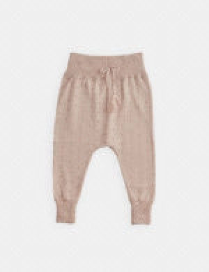 BELLE ENFANT ~ Pointelle Cotton Footless Legginngs