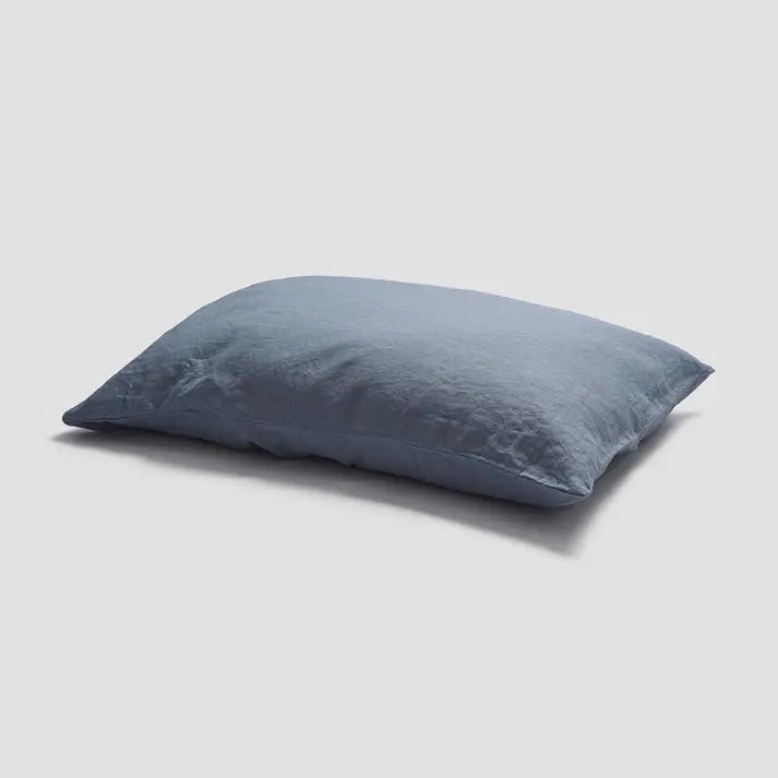Blueberry Linen Pillowcases (Pair)