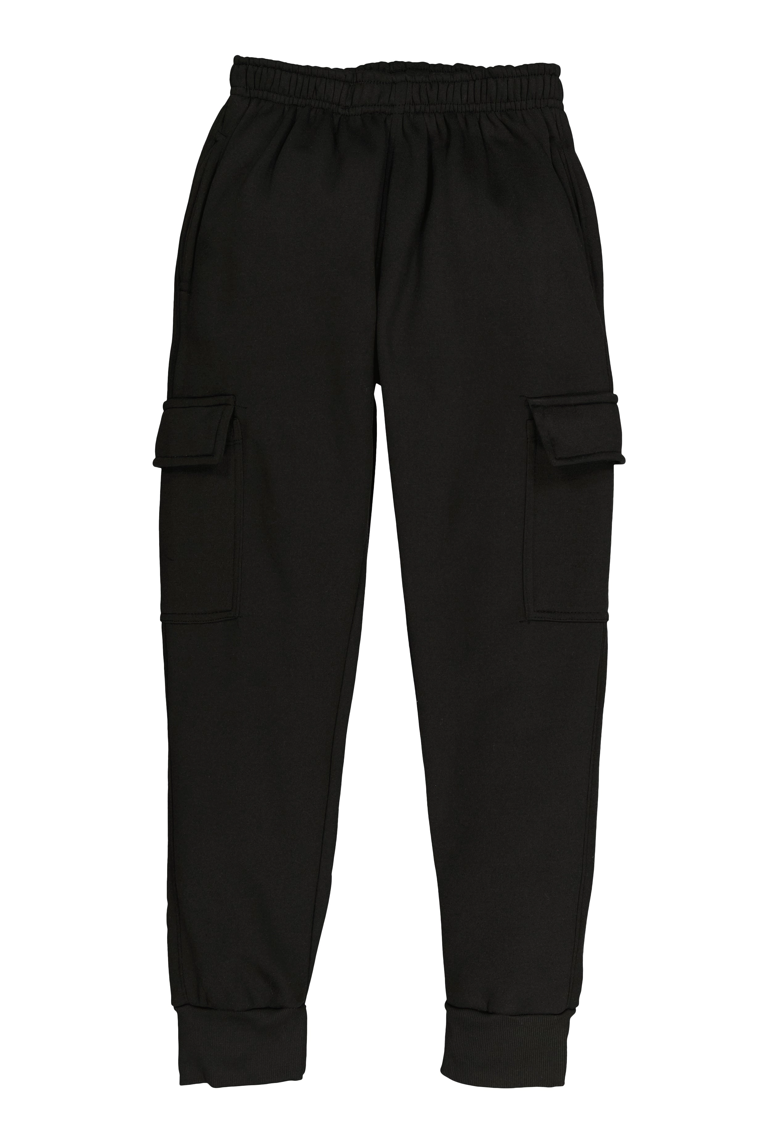 Boys Basic Fleece Cargo Joggers