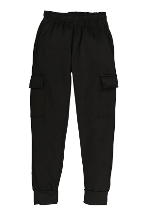Boys Basic Fleece Cargo Joggers