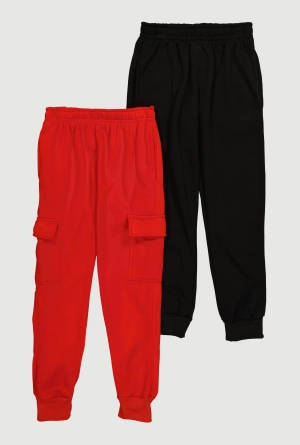 Boys Cargo Joggers 2 Pack