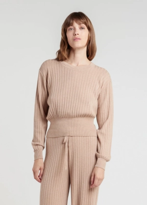 Breathe Cotton Cashmere Pullover Sweater