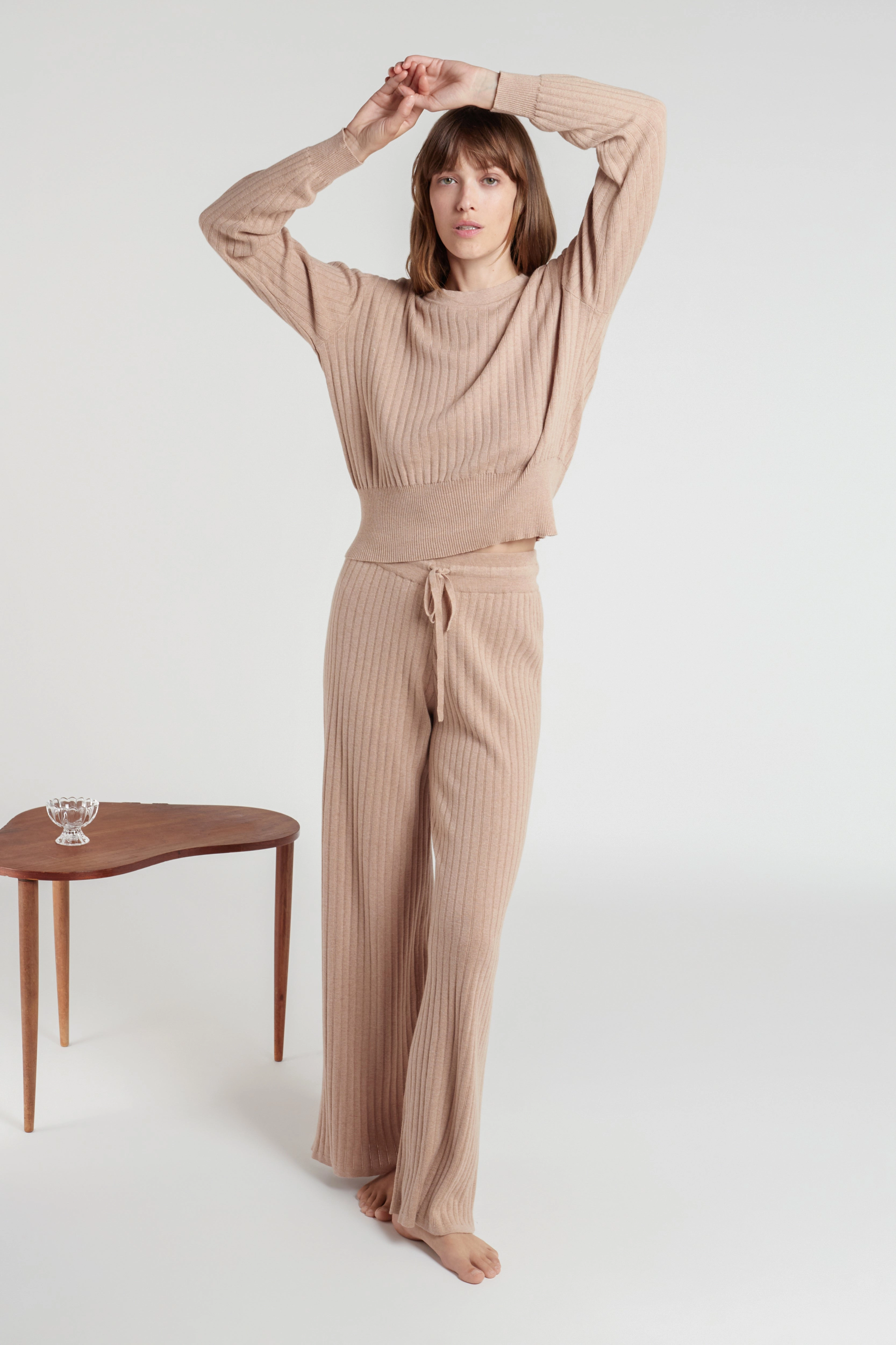 Breathe Cotton Cashmere Pullover Sweater