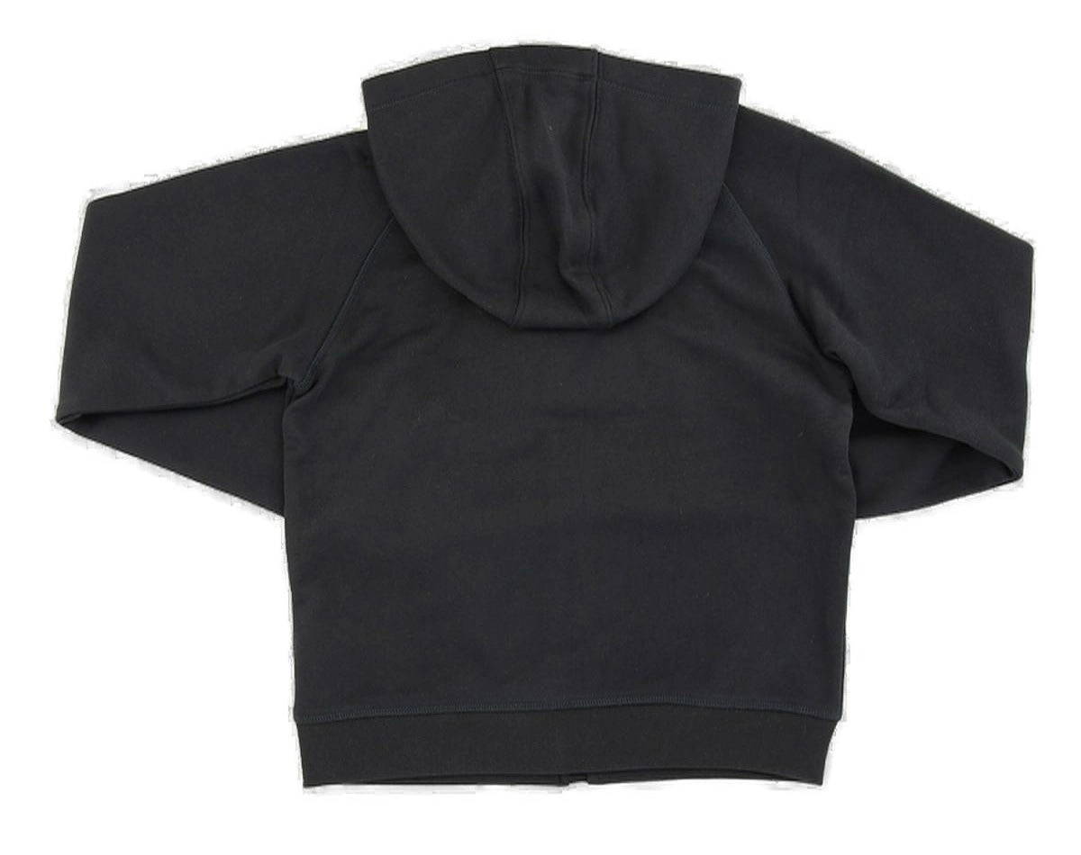Burberry Kids Logo Printed Zip-Up Hoodie