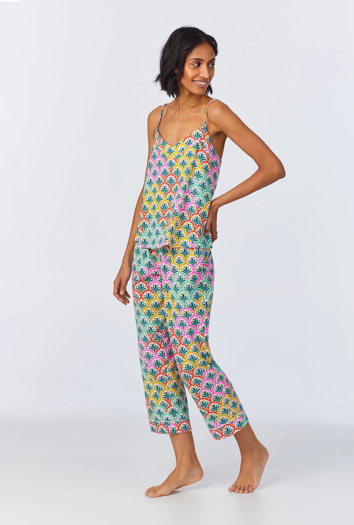 Camilla Cami Stretch Jersey Cropped PJ Set