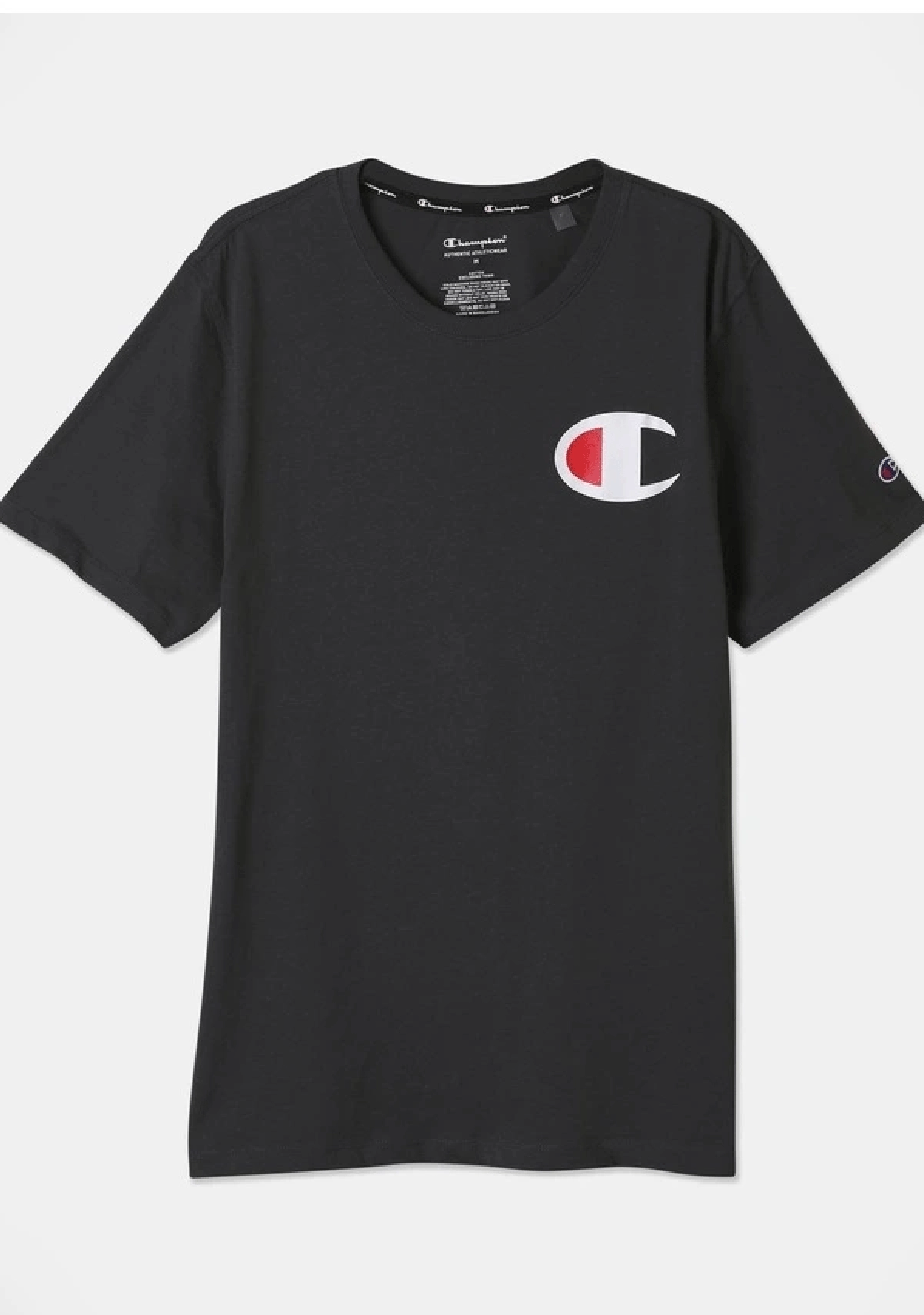 Champion Men’s C Logo Short Sleeve Tee Granite Heather