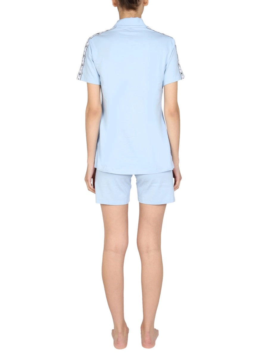 Chiara Ferragni Logo Print Pajamas Set