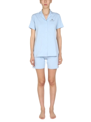 Chiara Ferragni Logo Print Pajamas Set