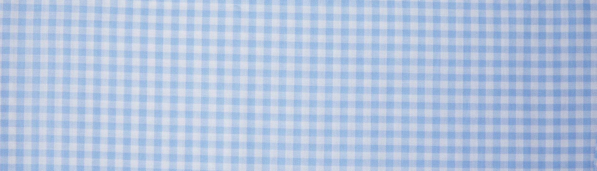 Classic Gingham Luxe Pima Shawl Robe - Blue