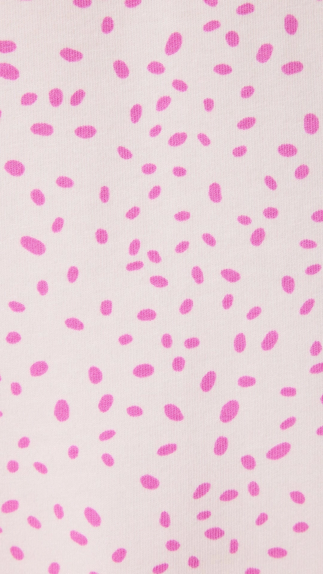 Confetti Dot Pima Knit Simple Short Set - Orchid