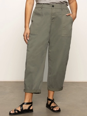 Cruiser Chino Semi High Rise Pant Dark Spruce Extended Sizing