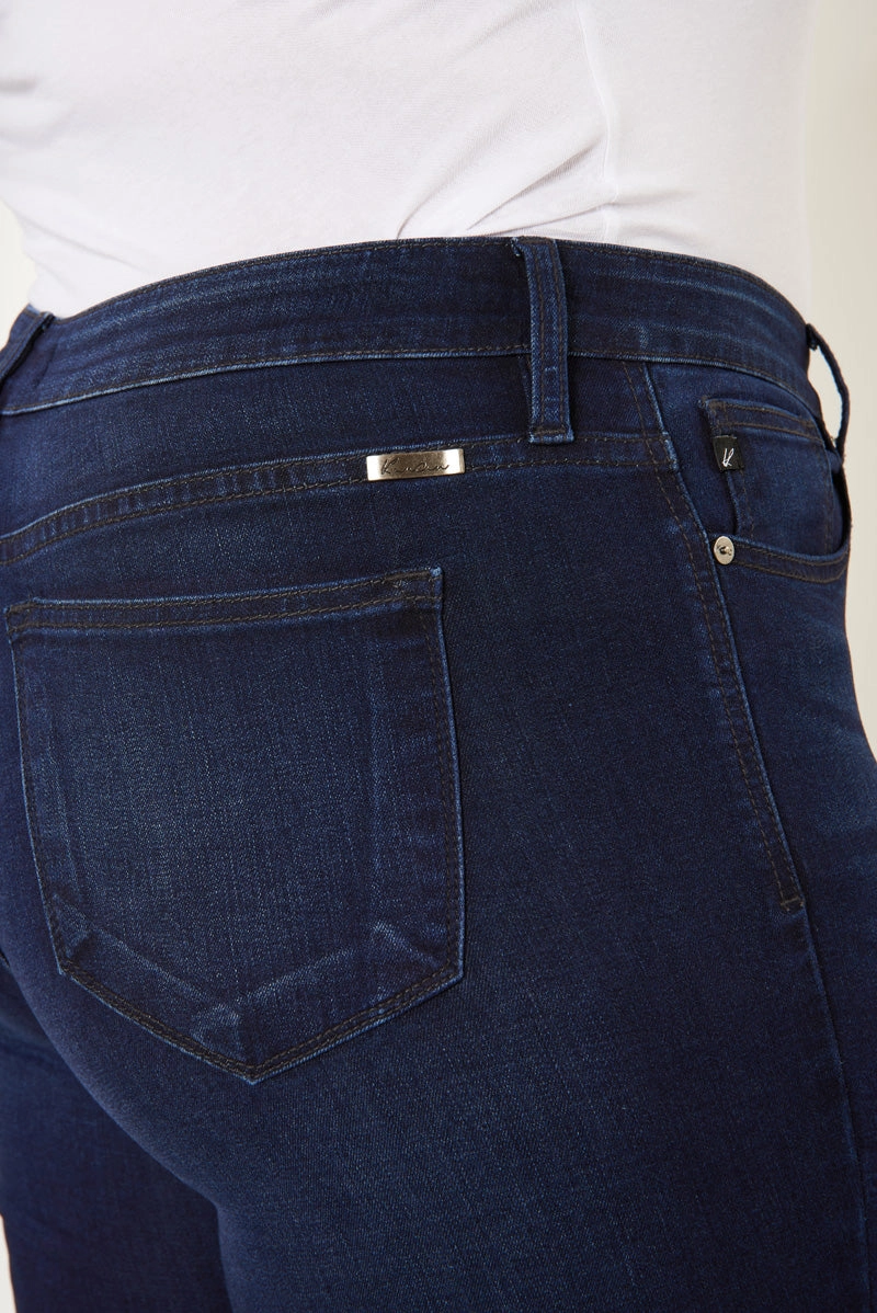 Darcy Mid Rise Flare Jeans (Petite Plus Size)