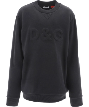 Dolce & Gabbana Kids Logo Embossed Sweatshirt
