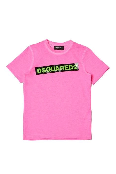 Dsquared2 Kid Logo Tape Crewneck T-Shirt