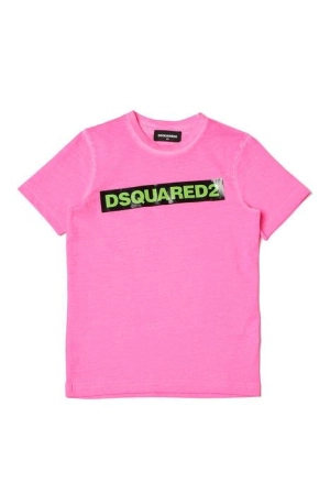 Dsquared2 Kid Logo Tape Crewneck T-Shirt