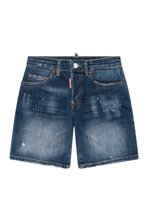 Dsquared2 Kids Distressed Denim Shorts