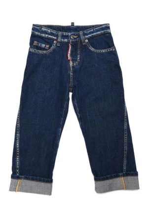 Dsquared2 Kids Logo Patch Jeans