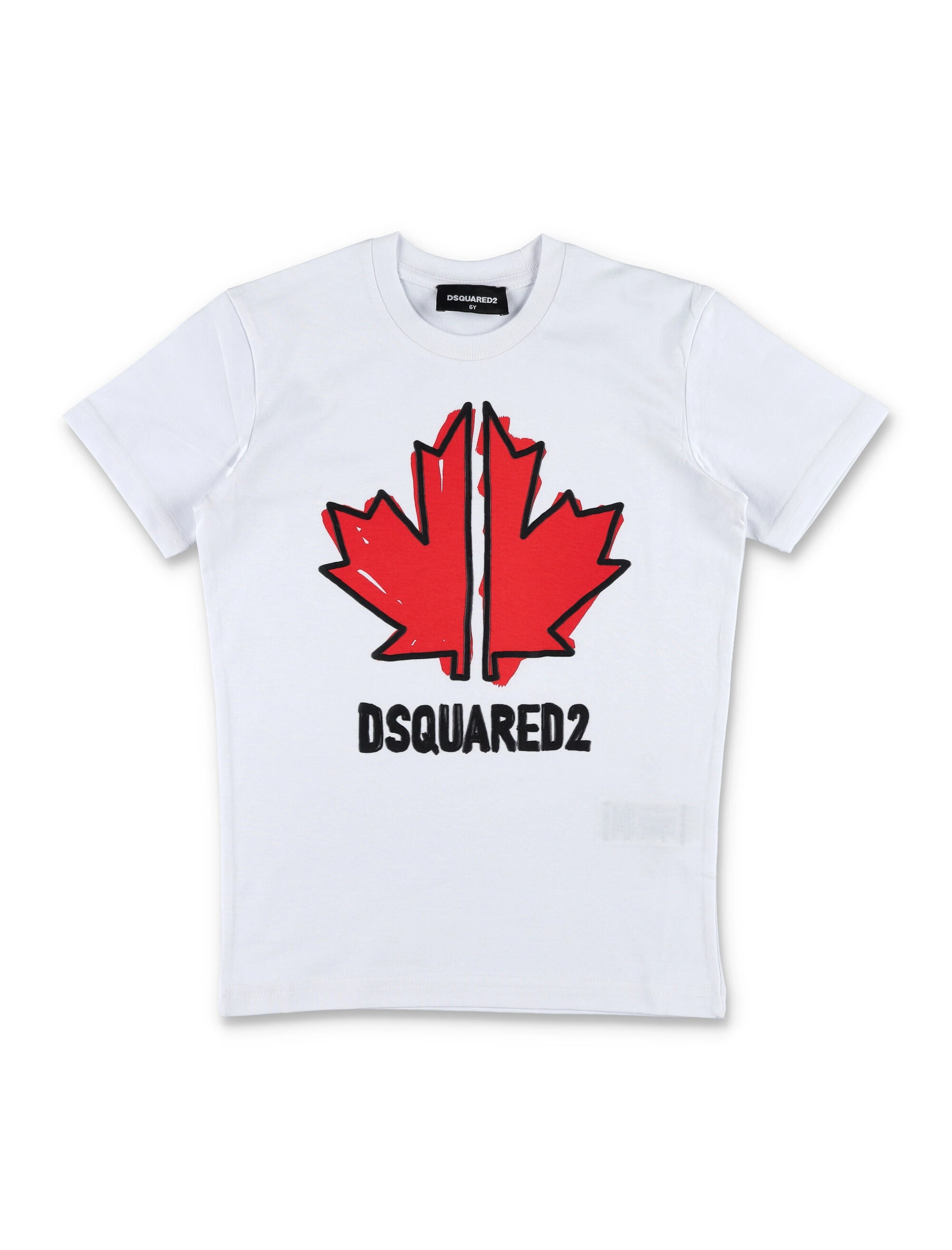 Dsquared2 Kids Logo Printed Crewneck T-Shirt