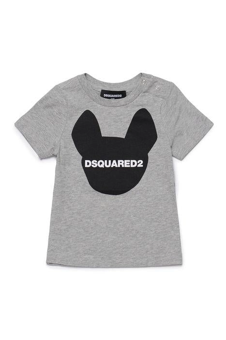 Dsquared2 Kids Logo Printed Crewneck T-Shirt