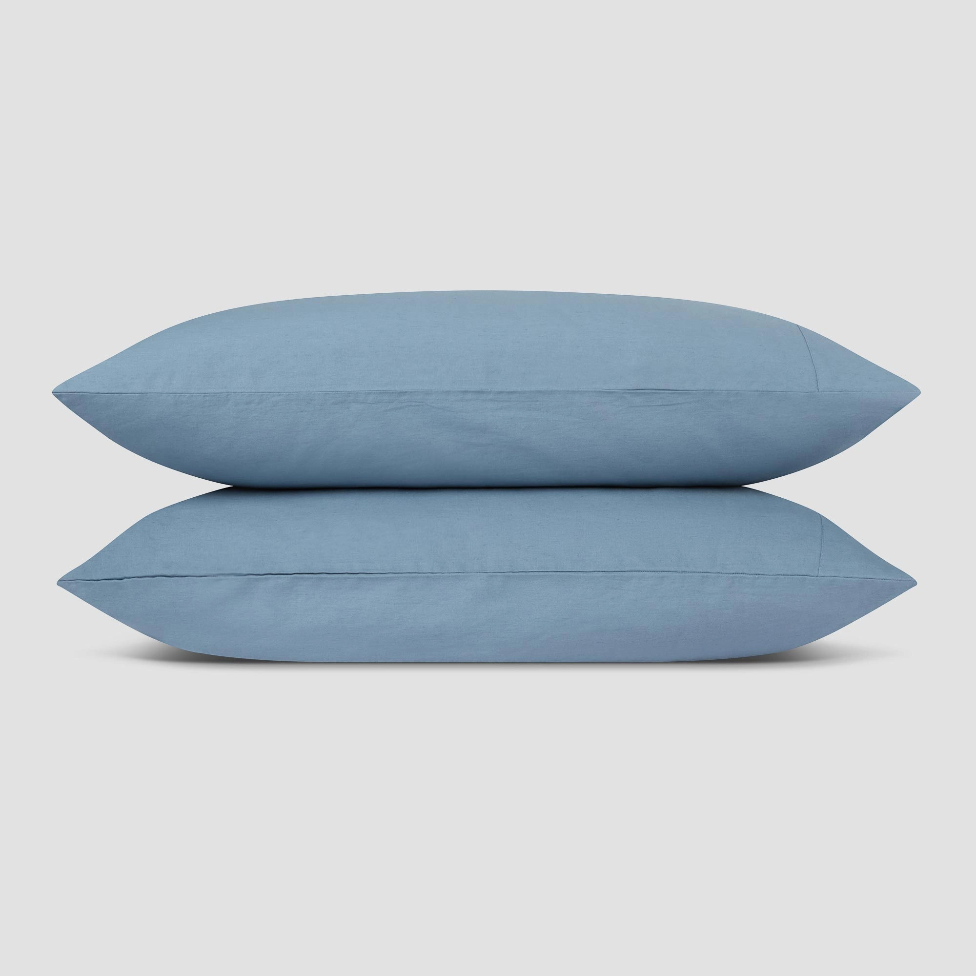 Dusk Blue 100% Linen Pillowcases (Pair)