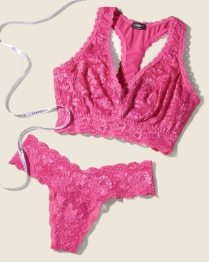 Ensemble Bralette Dos Nageur Curvy Racie Et String Cutie
