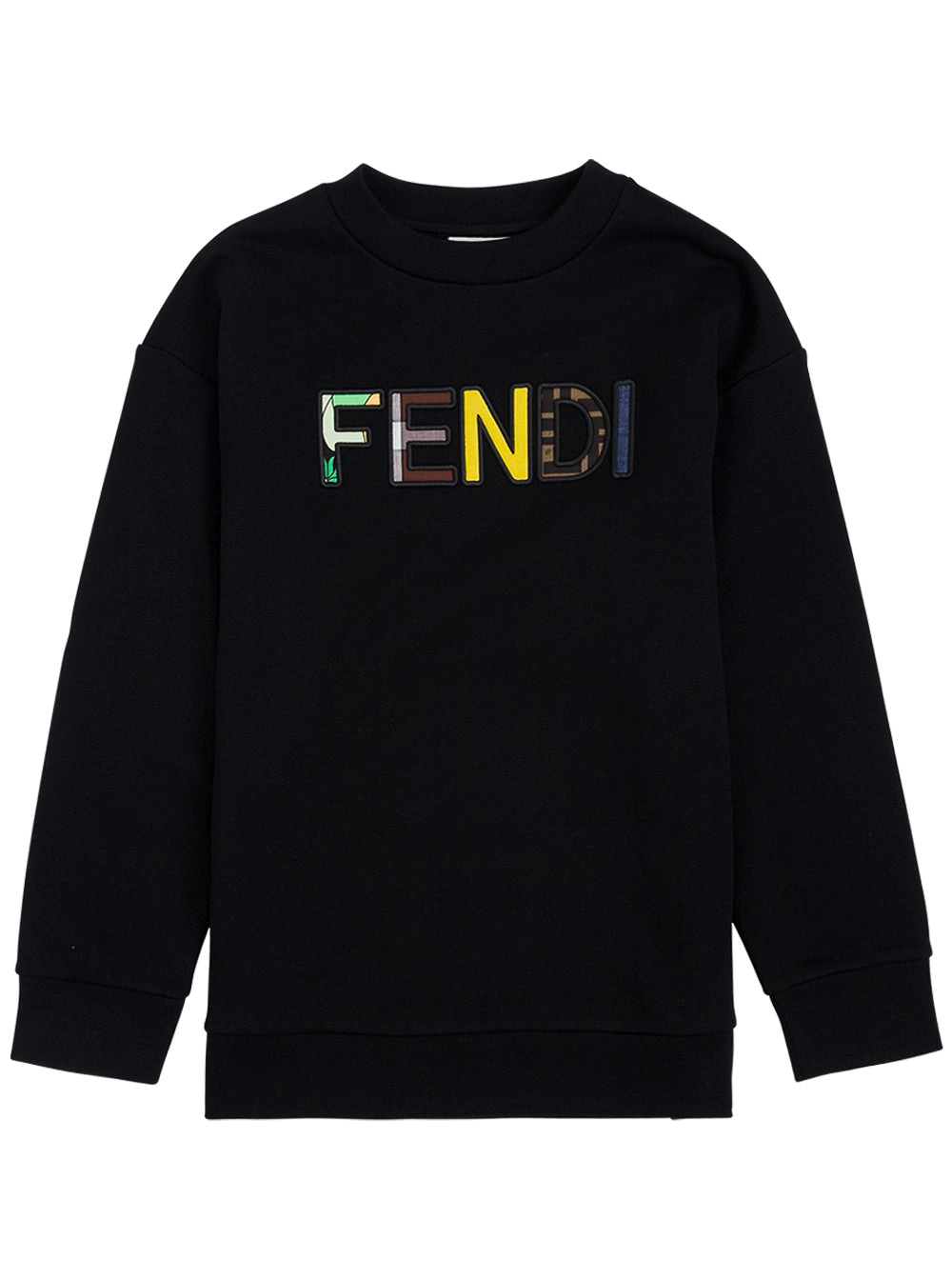Fendi Kids Logo Embroidered Sweatshirt