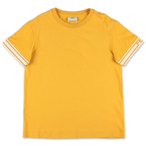 Fendi Kids Logo Tape T-Shirt