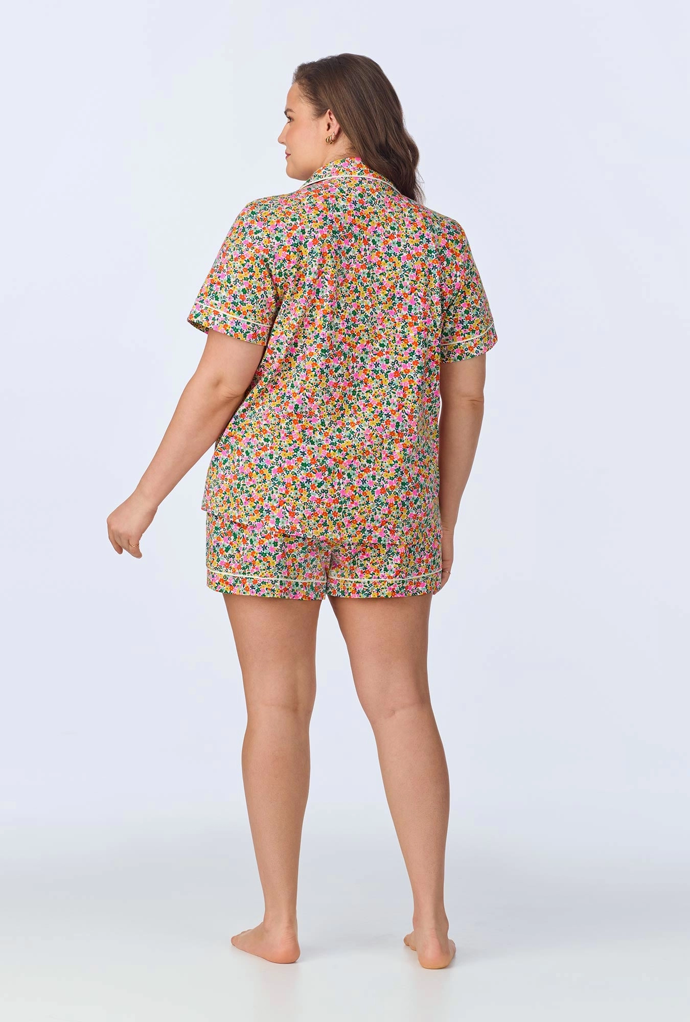 Fresh Picks Short Sleeve Classic Shorty Stretch Jersey PJ Set