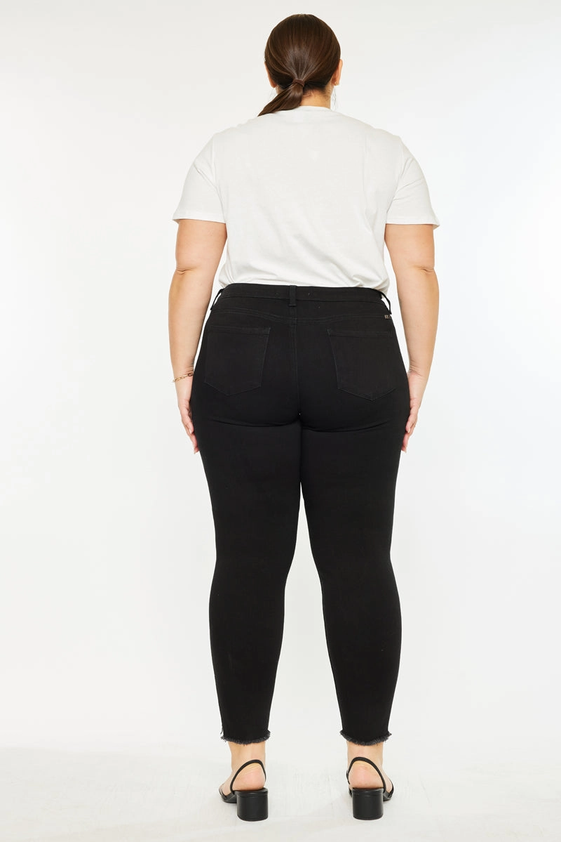 Genesis Mid Rise Ankle Skinny Jeans (Plus Size)