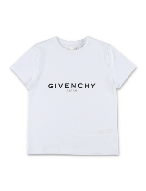 Givenchy Kids Logo Printed Crewneck T-Shirt