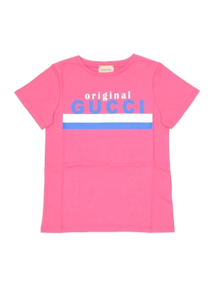 Gucci Kids Logo Print T-Shirt