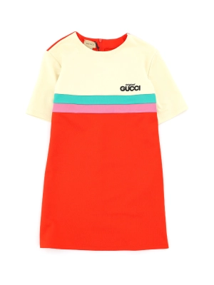 Gucci Kids Logo Printed Dress