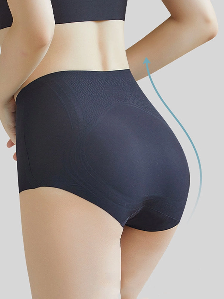High Waist Ice Silk Cool Tummy Control Briefs
