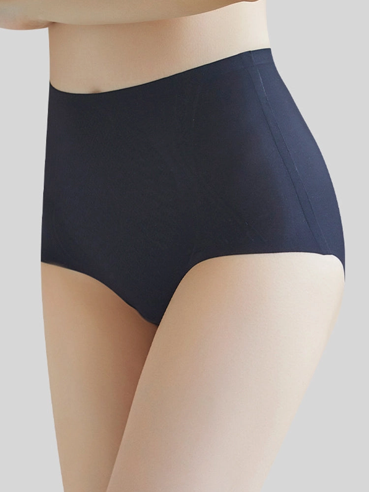 High Waist Ice Silk Cool Tummy Control Briefs