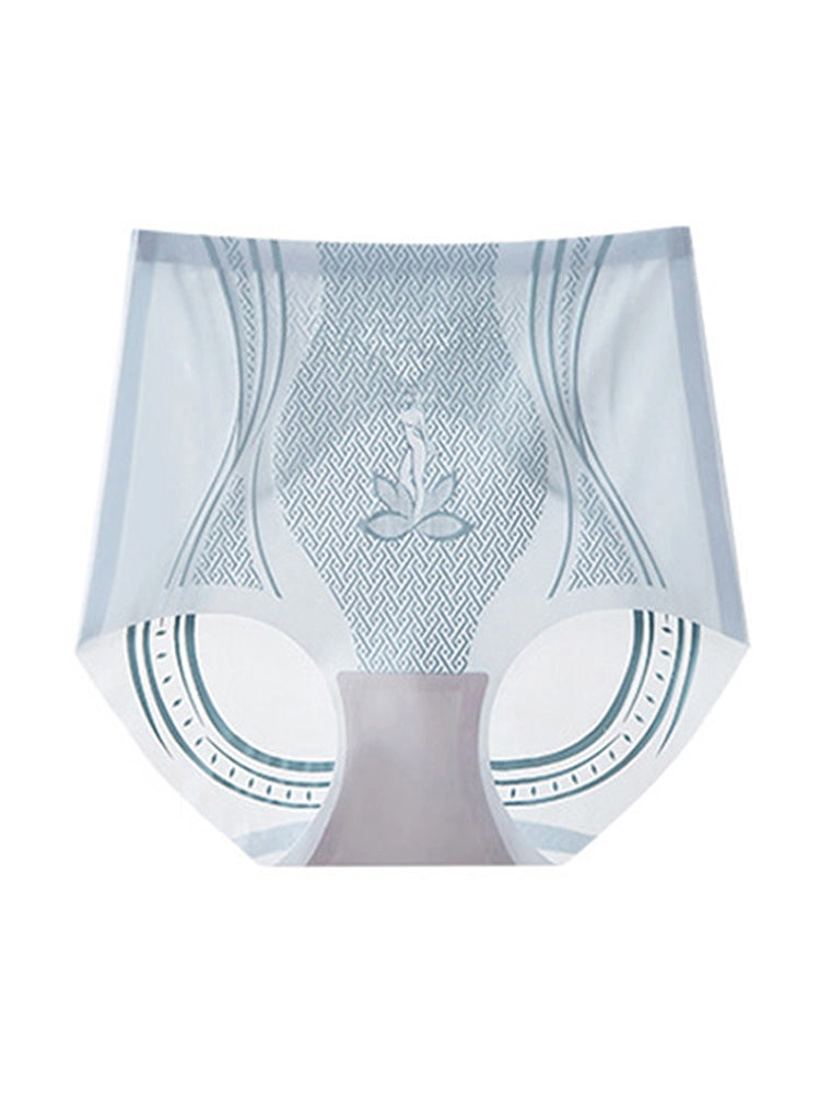 High Waist Ice Silk Cool Tummy Control Briefs